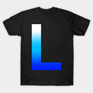 Blue Letter L T-Shirt